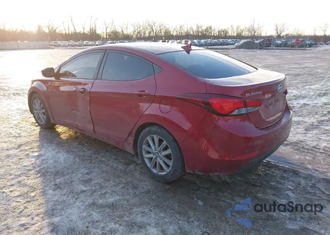 2015 Hyundai Elantra Se from USA, damaged, VIN 5NPDH4AE0FH641642